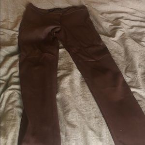 Zara vegan leather skinny leg pants